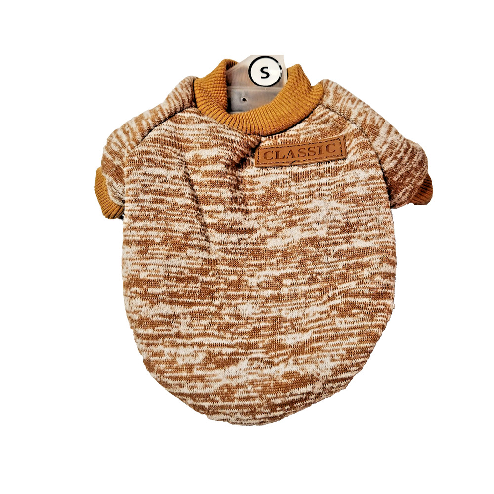Classic Brand Brown Dog Sweater Small Breed | Size XXS